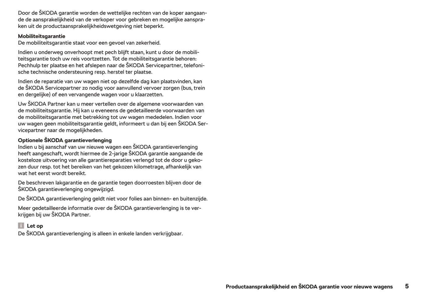 2018-2019 Skoda Citigo Owner's Manual | Dutch