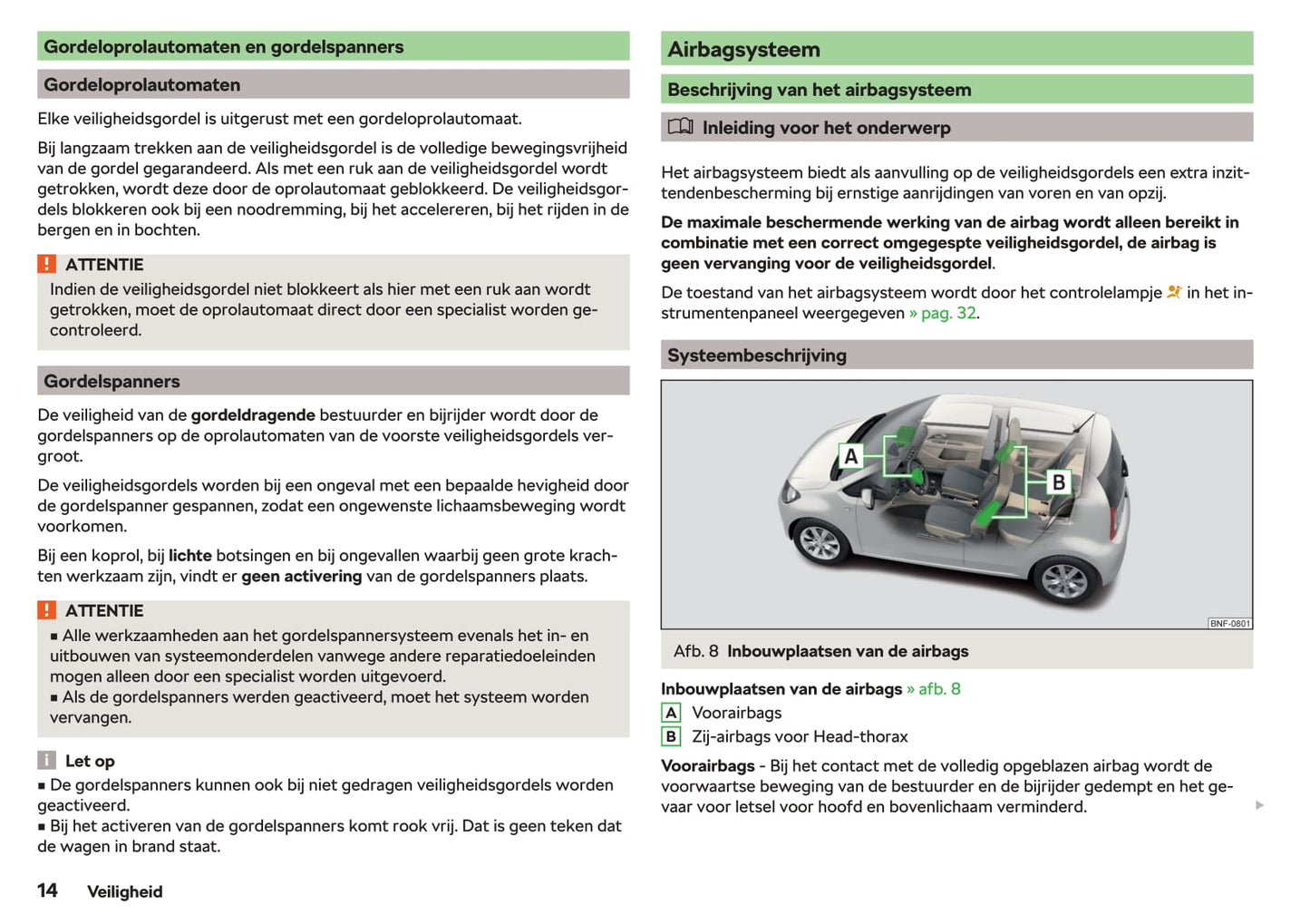 2018-2019 Skoda Citigo Owner's Manual | Dutch
