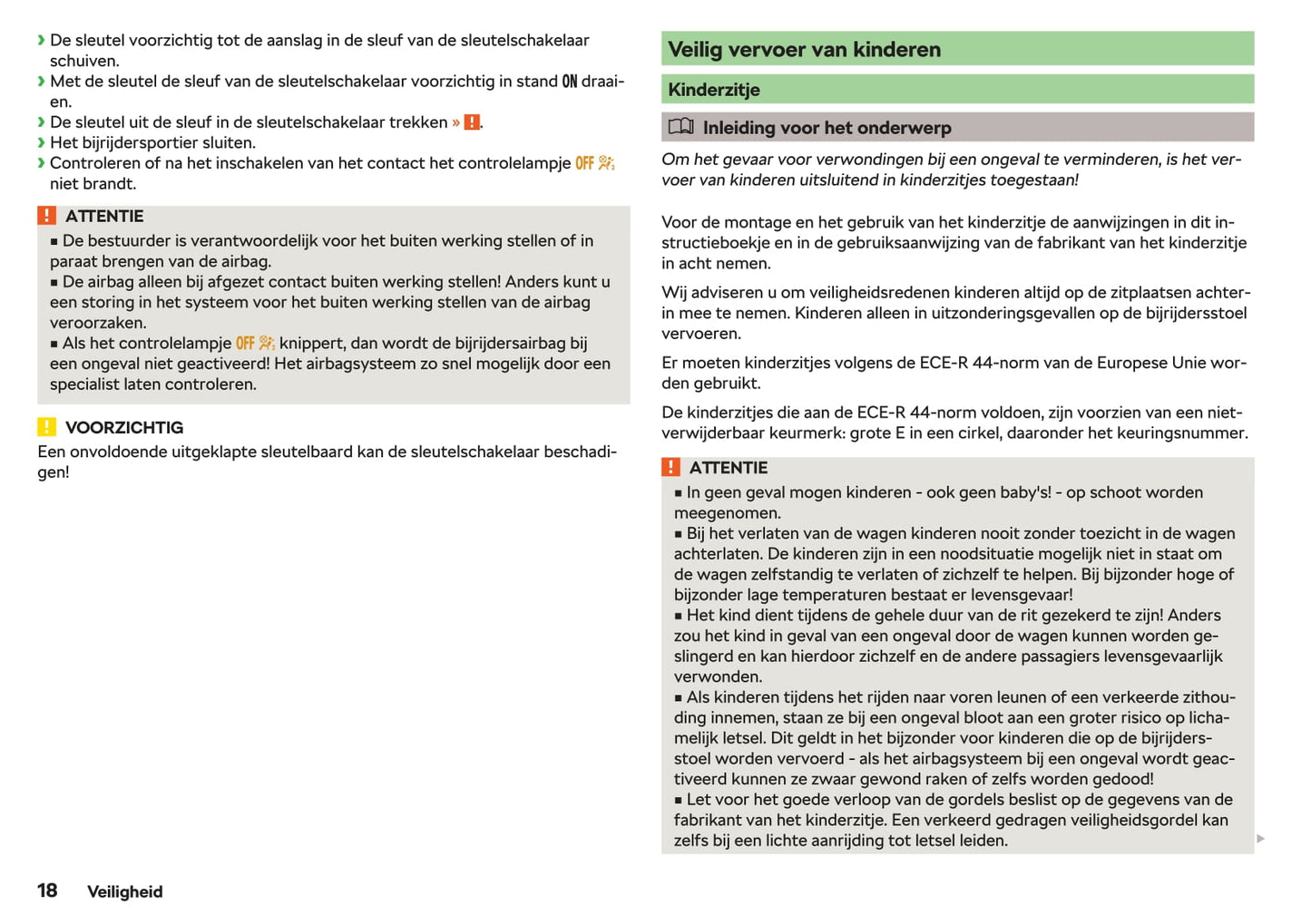 2018-2019 Skoda Citigo Owner's Manual | Dutch