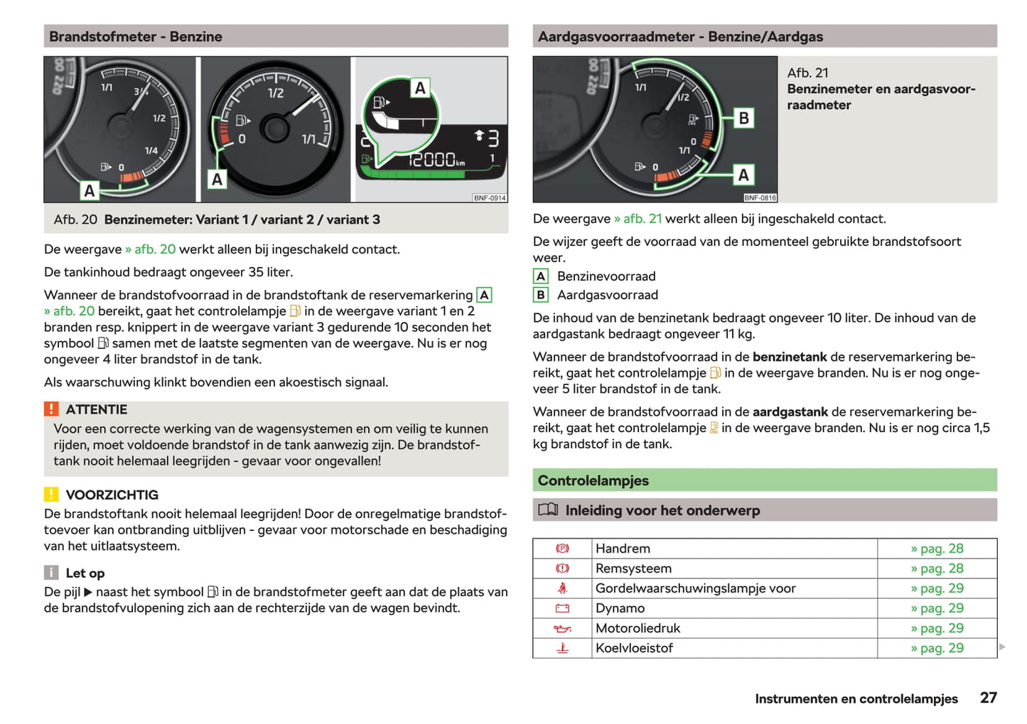 2018-2019 Skoda Citigo Owner's Manual | Dutch