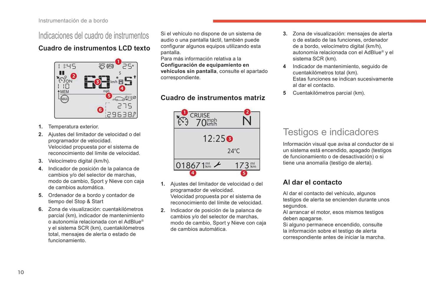 2017-2019 Citroën C3 Aircross Owner's Manual | Spanish