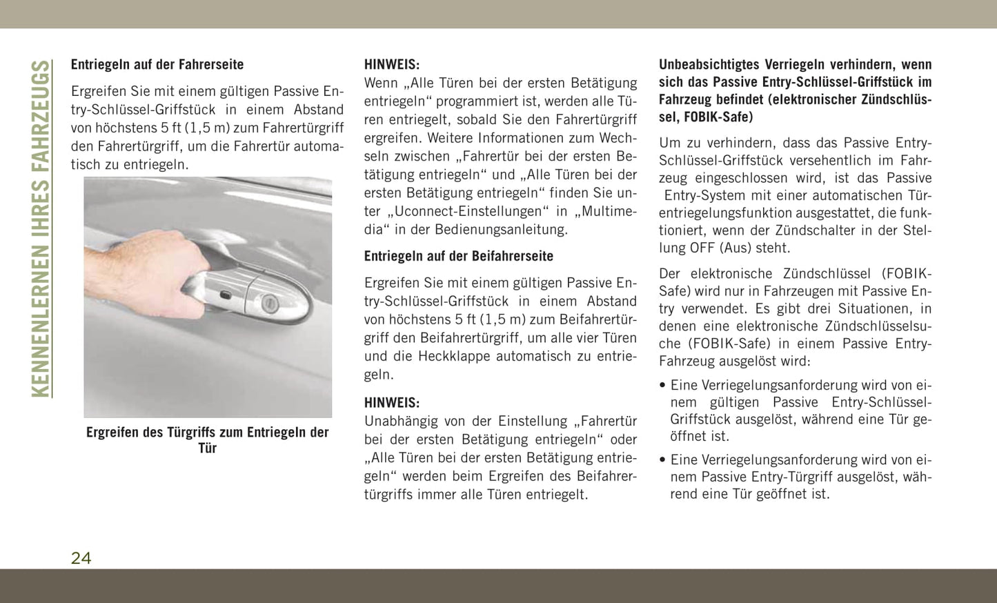 2017-2019 Jeep Compass Bedienungsanleitung | Deutsch