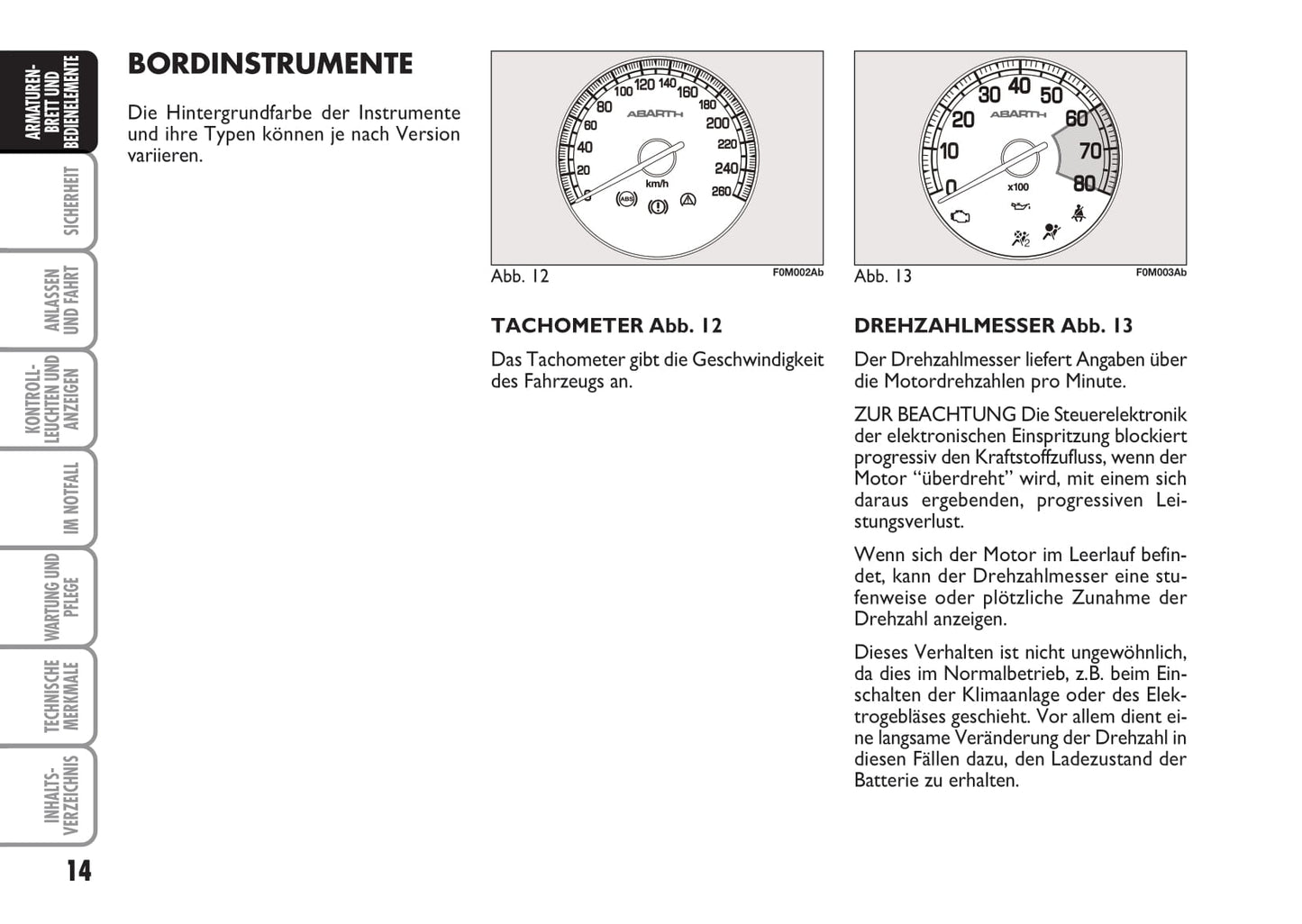 2008-2010 Abarth Grande Punto Bedienungsanleitung | Deutsch