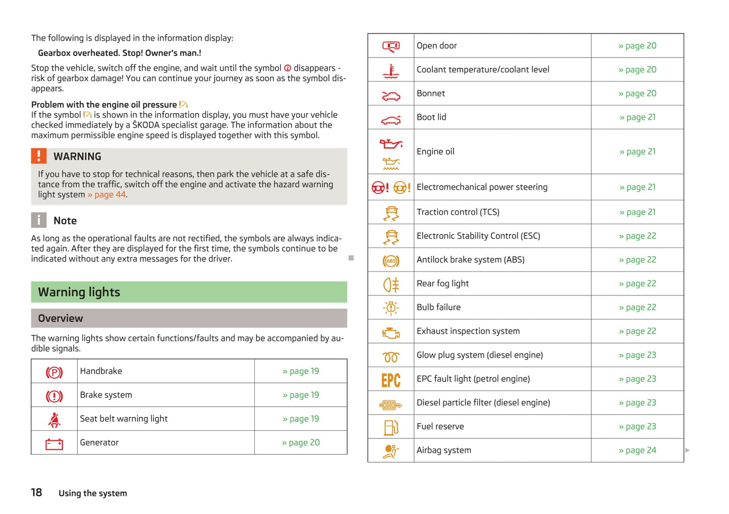 2009-2013 Skoda Octavia Bedienungsanleitung | Englisch
