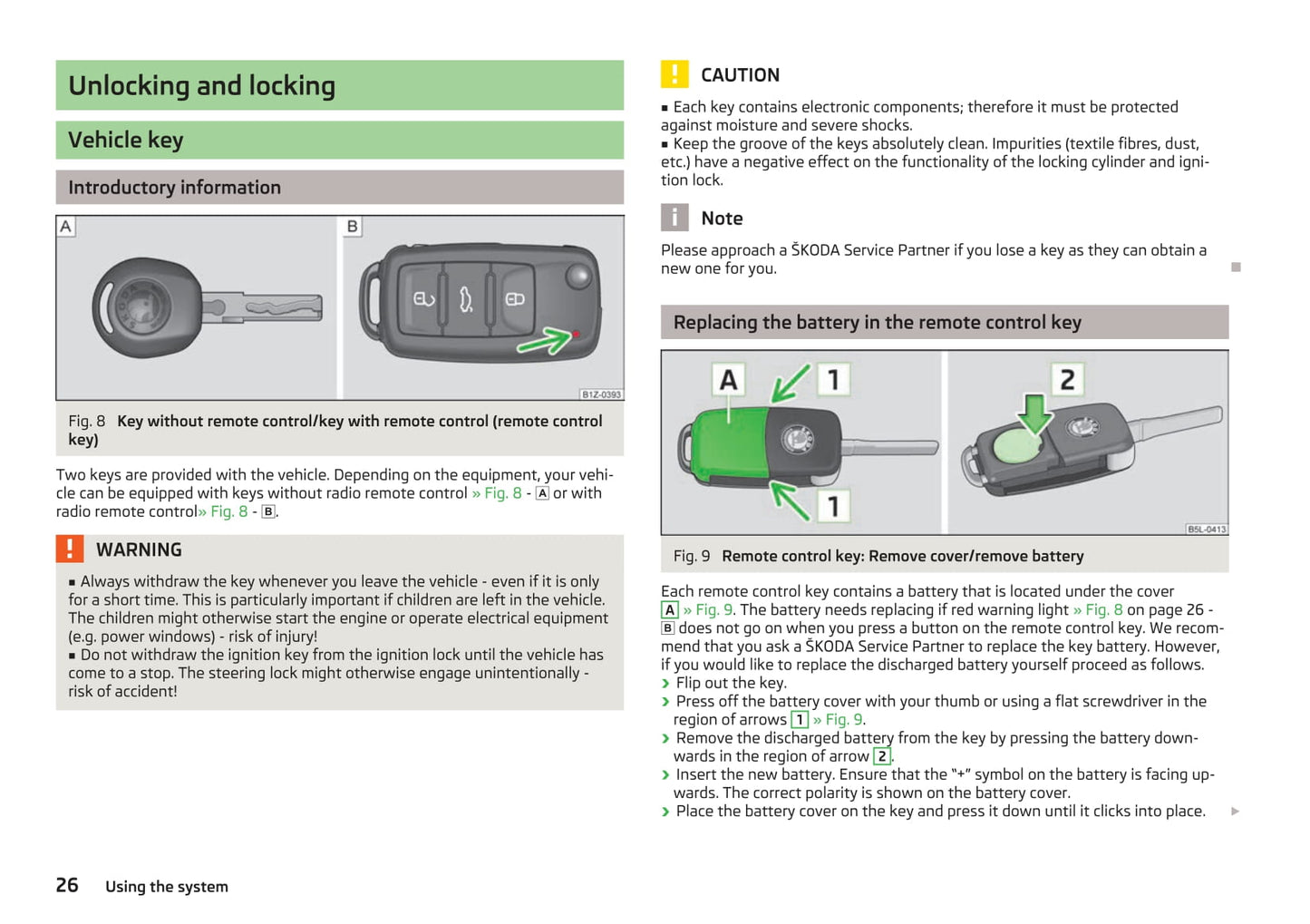 2009-2013 Skoda Octavia Bedienungsanleitung | Englisch