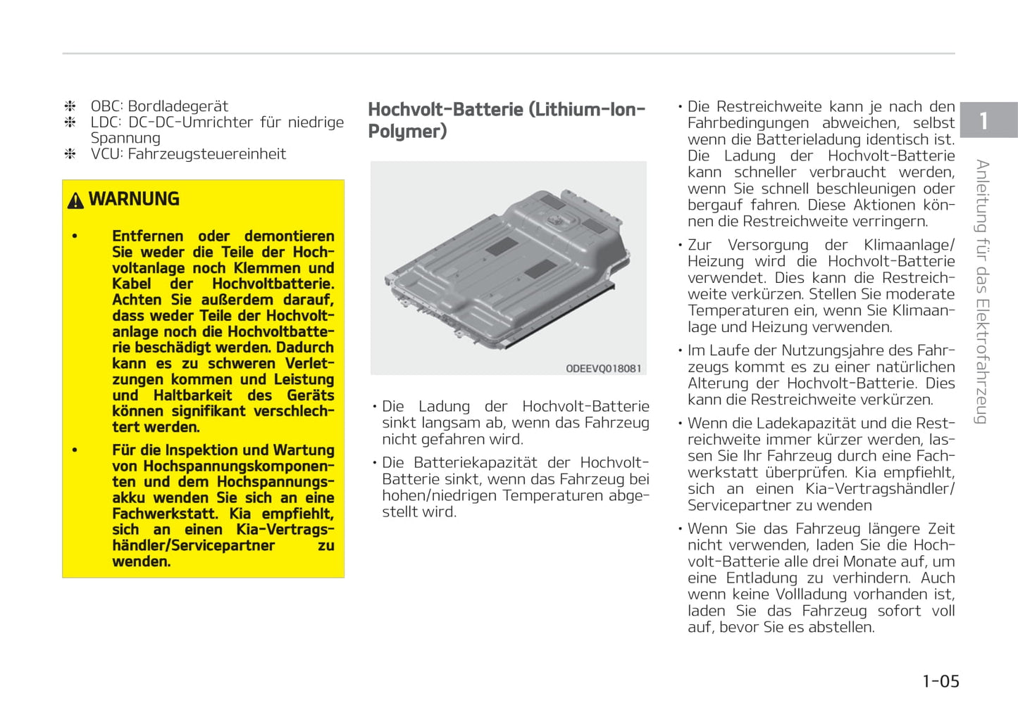 2020-2021 Kia e-Soul Bedienungsanleitung | Deutsch