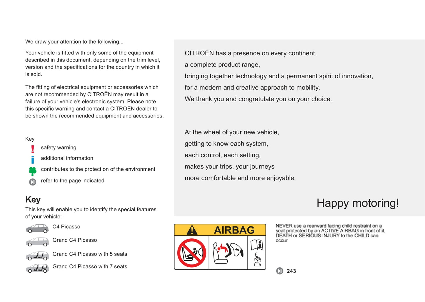 2013-2014 Citroën C4 Picasso/Grand C4 Picasso Bedienungsanleitung | Englisch