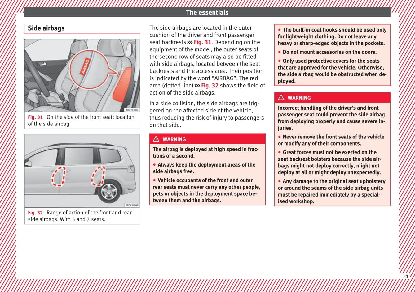 2010-2015 Seat Alhambra Bedienungsanleitung | Englisch