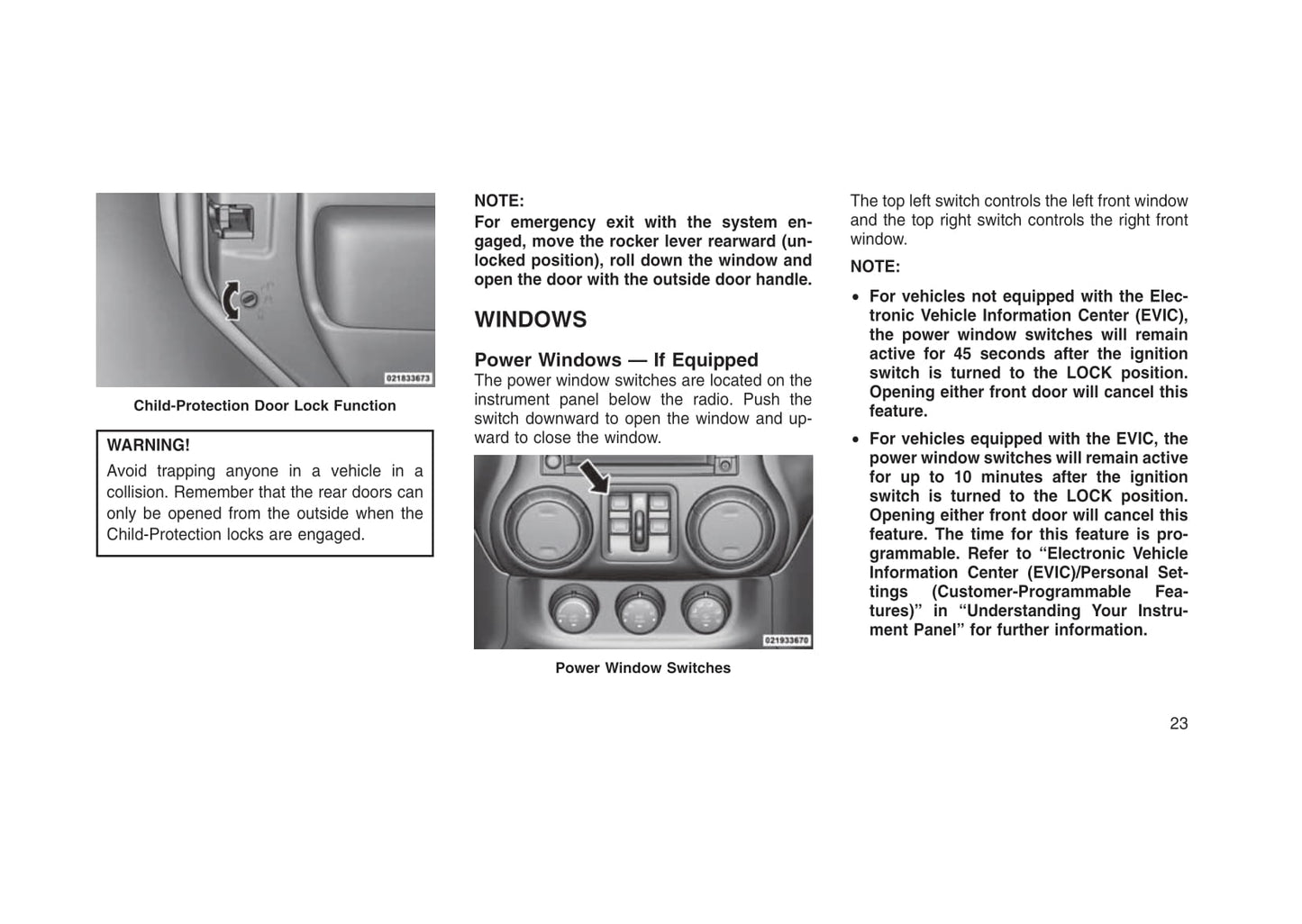 2007-2017 Jeep Wrangler Unlimited Bedienungsanleitung | Englisch