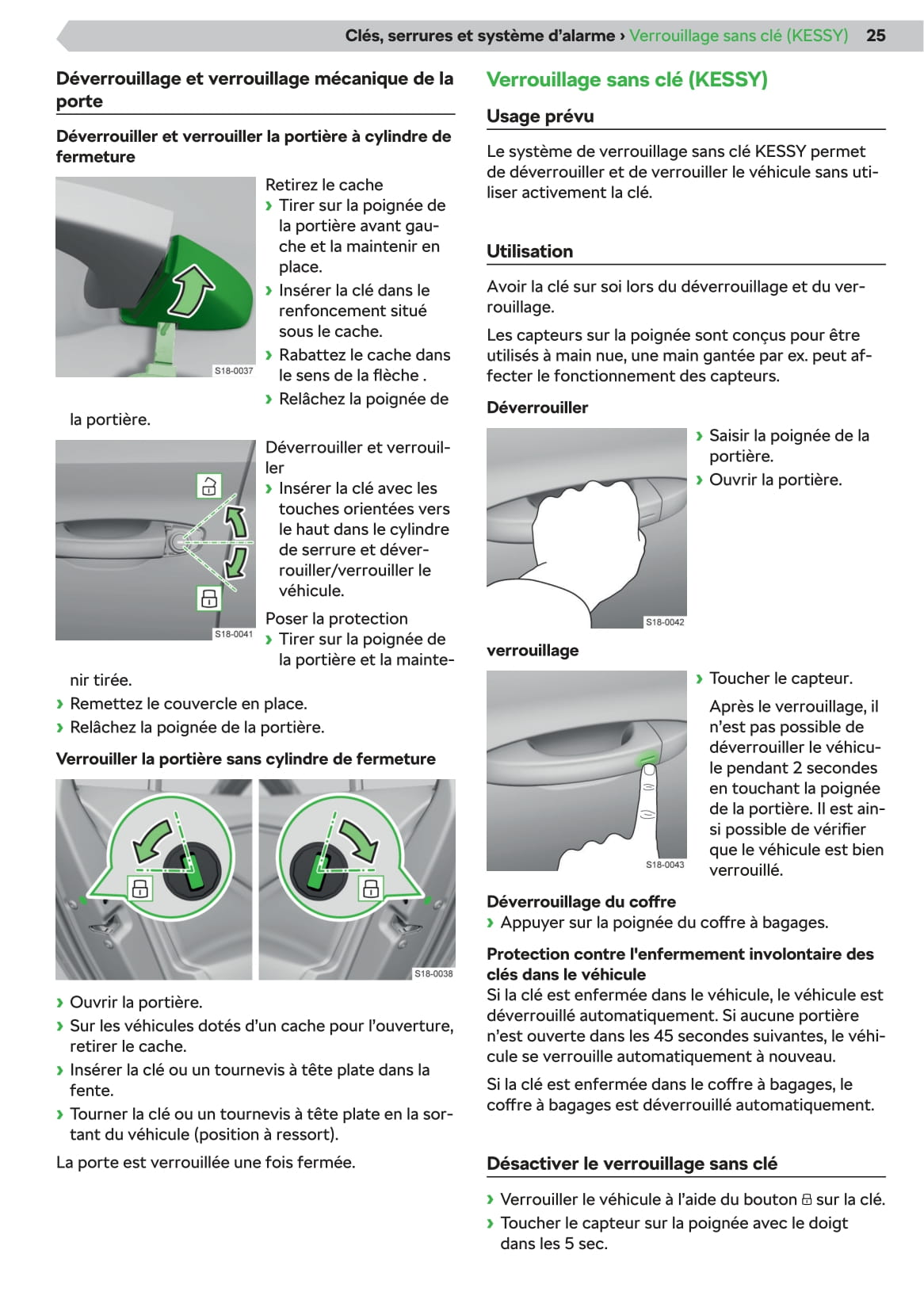 2018-2020 Skoda Fabia Bedienungsanleitung | Französisch
