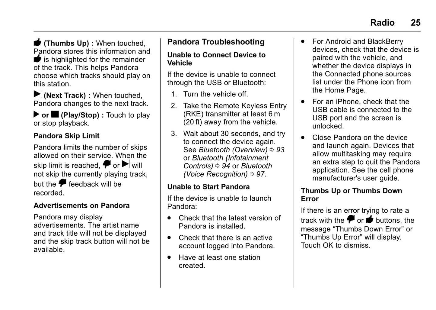 Cadillac Cue Owner's Manual 2016
