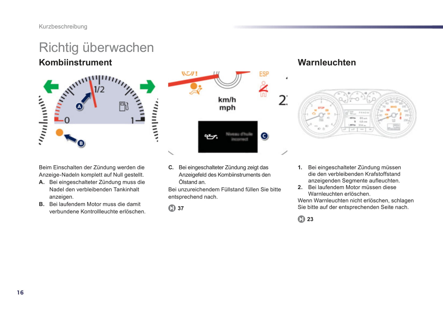 2012-2014 Peugeot 508 Owner's Manual | German