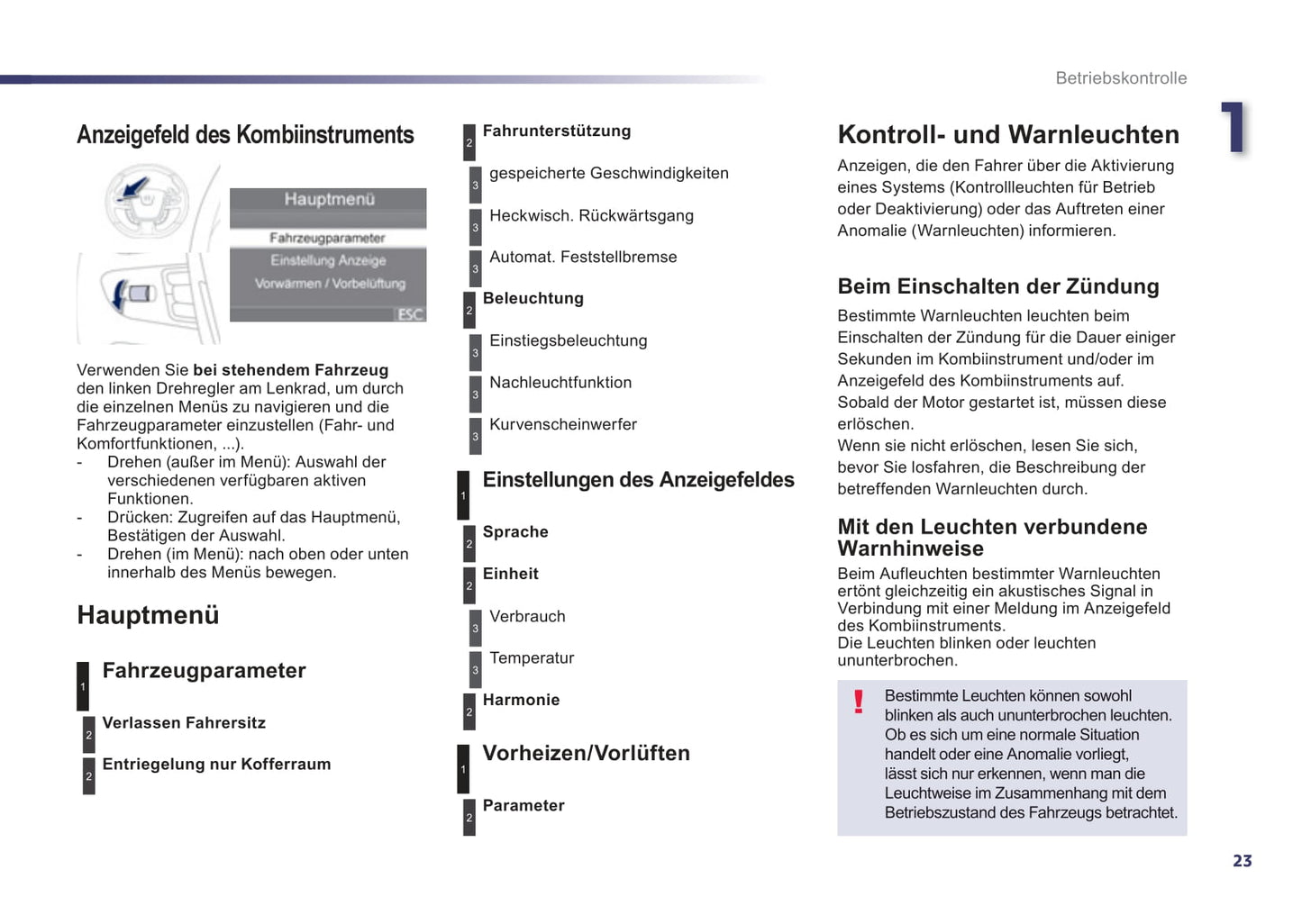 2012-2014 Peugeot 508 Owner's Manual | German