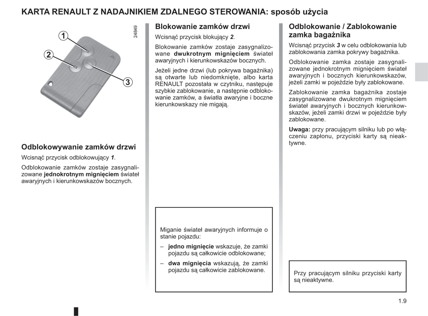 2012-2013 Renault Clio Bedienungsanleitung | Polnisch