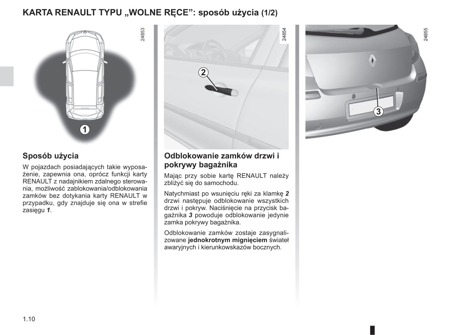 2012-2013 Renault Clio Bedienungsanleitung | Polnisch