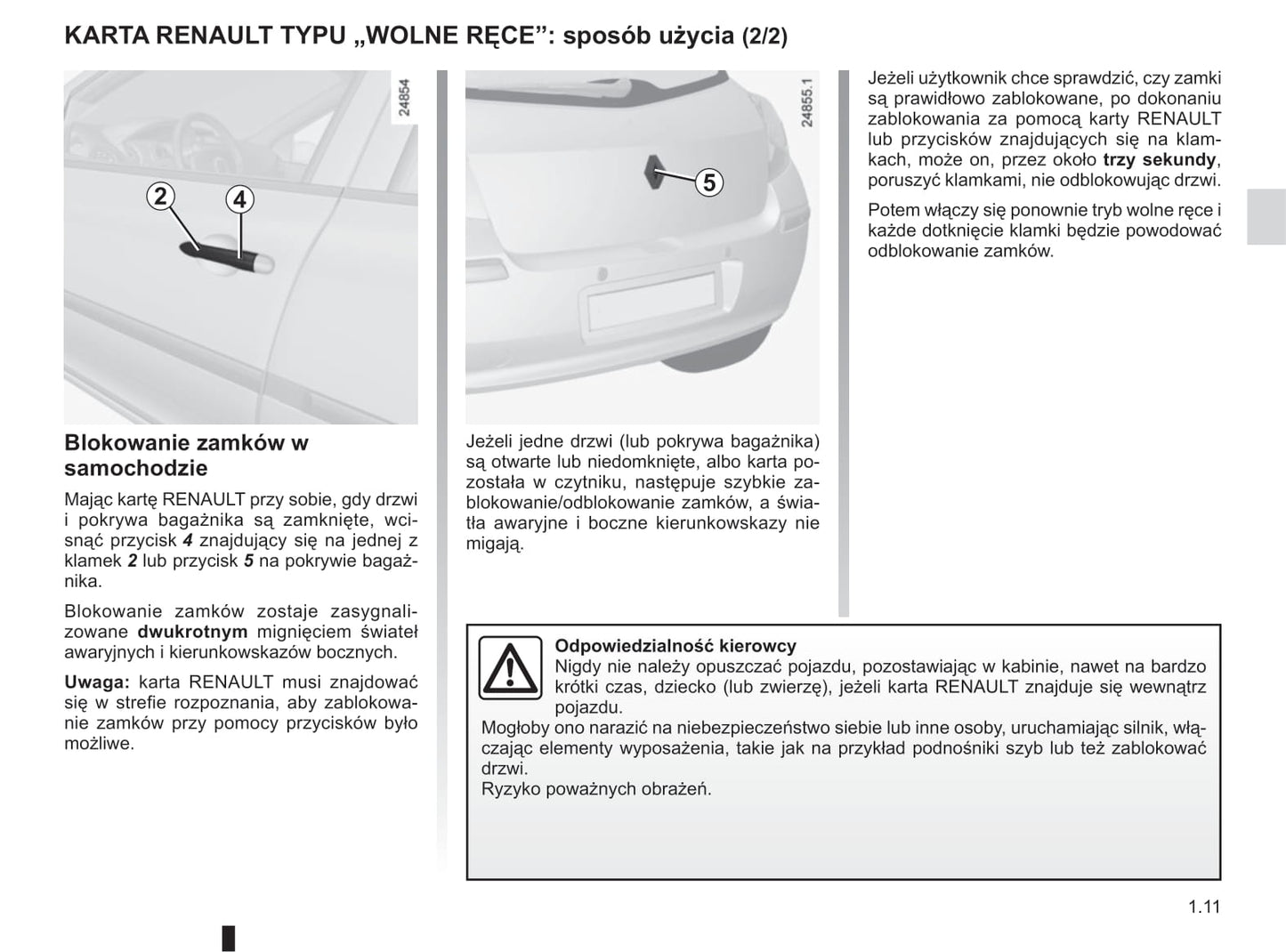 2012-2013 Renault Clio Bedienungsanleitung | Polnisch