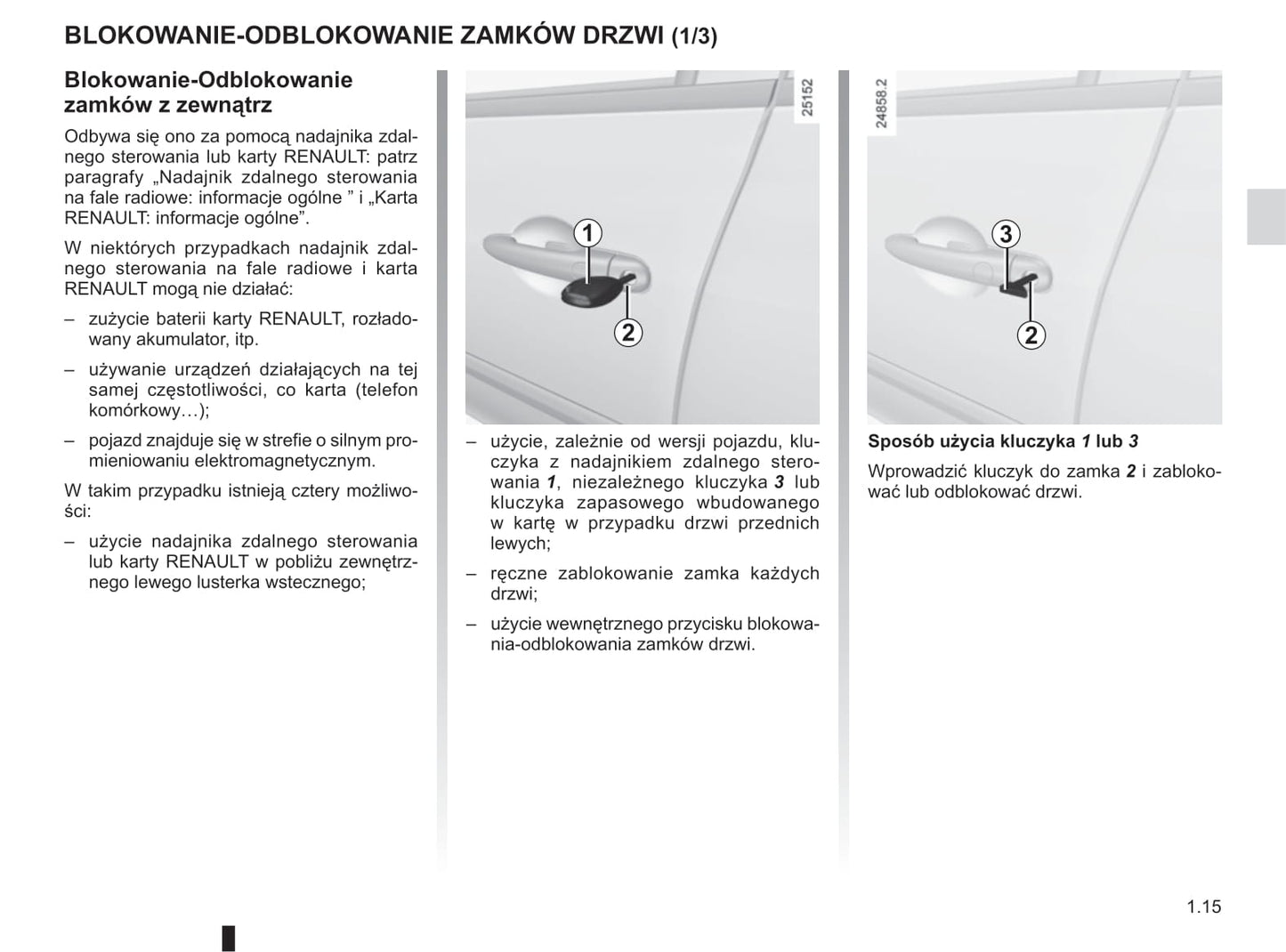 2012-2013 Renault Clio Bedienungsanleitung | Polnisch