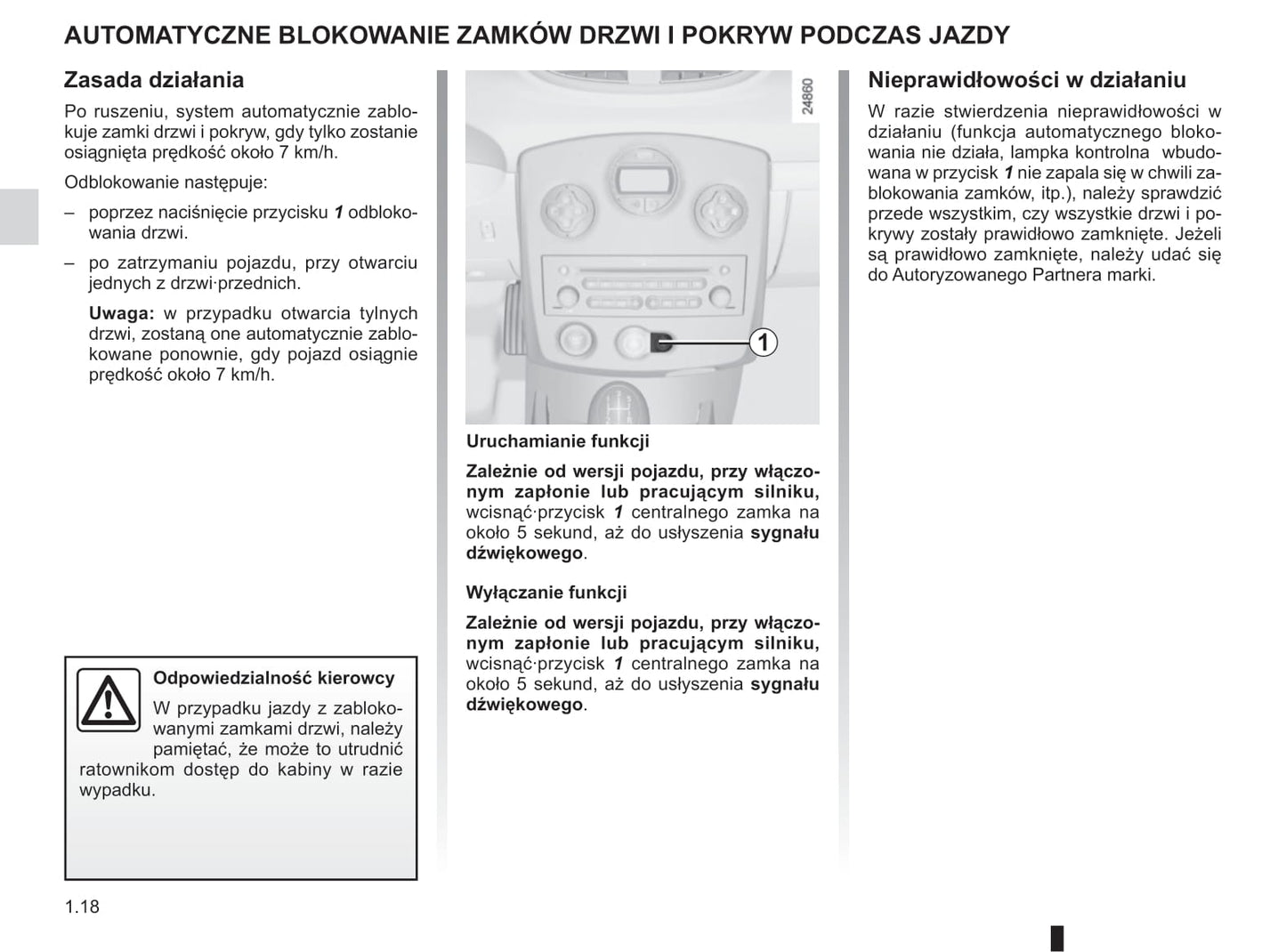 2012-2013 Renault Clio Bedienungsanleitung | Polnisch