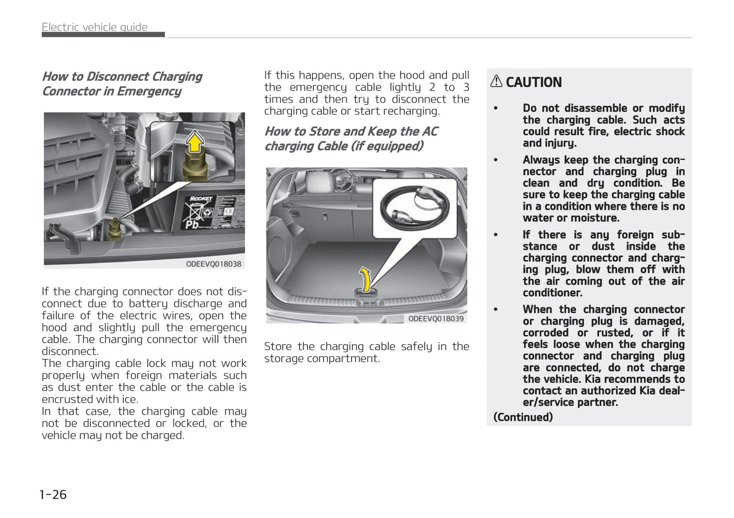 2021-2022 Kia e-Niro Bedienungsanleitung | Englisch
