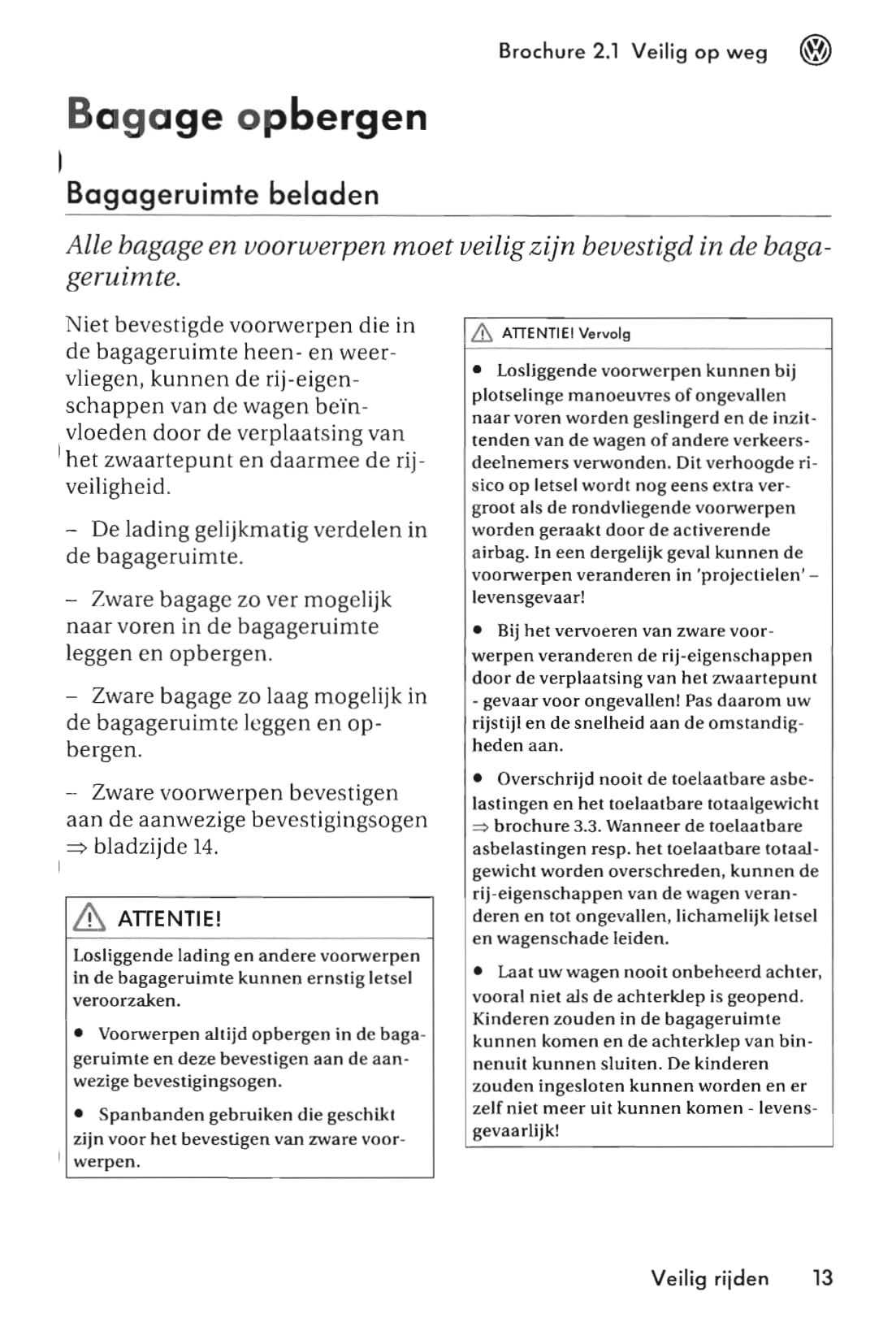 2003-2008 Volkswagen Golf Owner's Manual | Dutch
