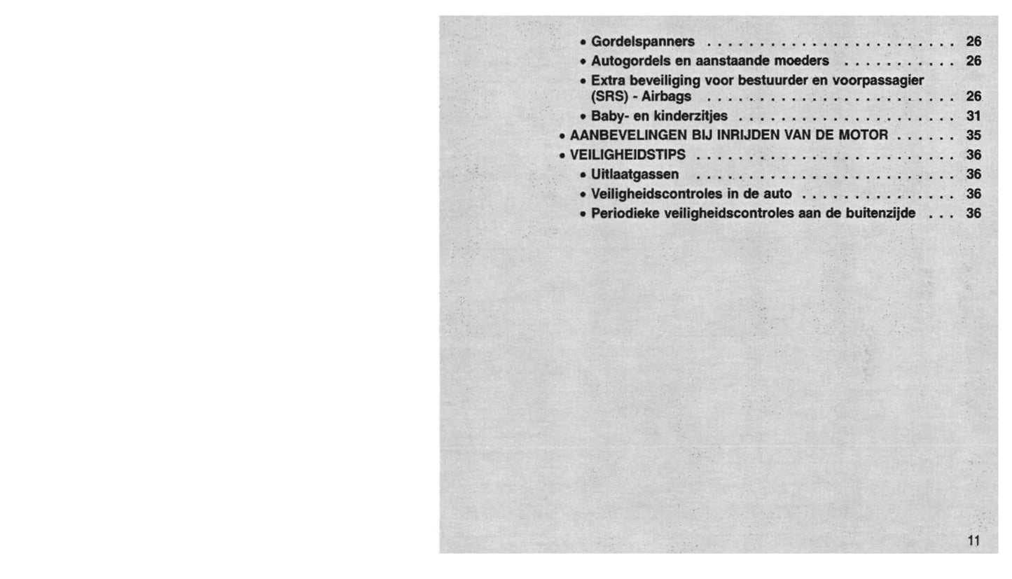 2000-2006 Chrysler PT Cruiser Owner's Manual | Dutch