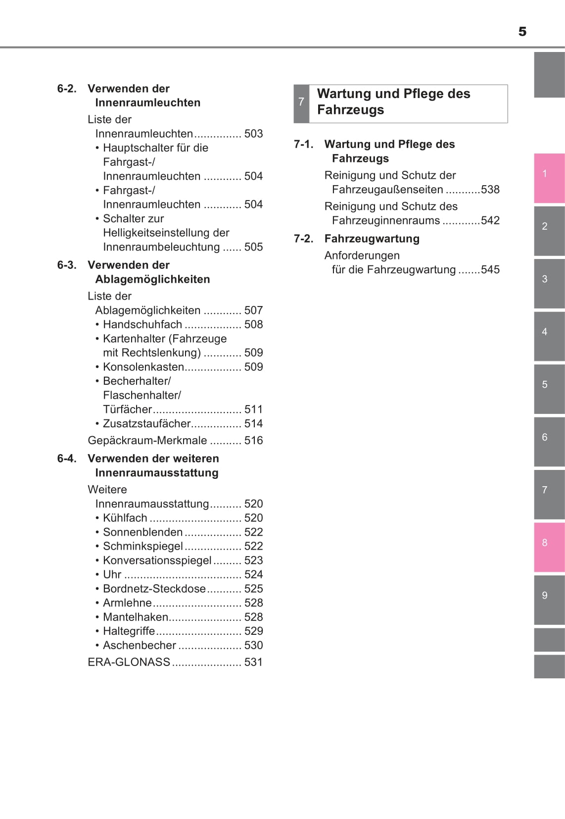 2016-2017 Toyota Land Cruiser Prado 150 Bedienungsanleitung | Deutsch