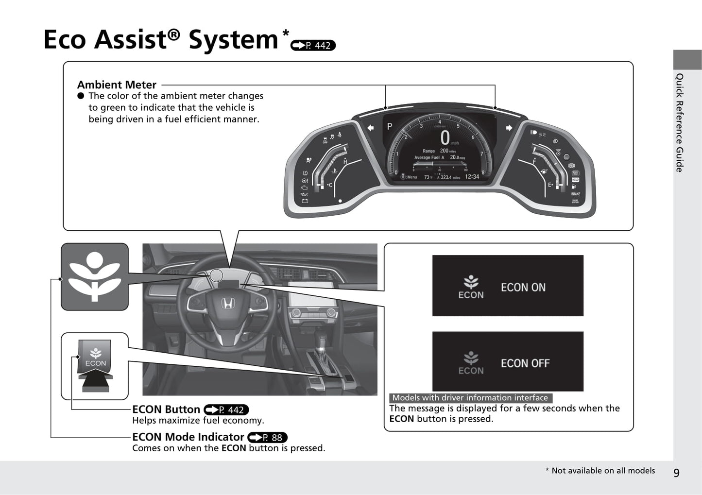 2018 Honda Civic Sedan Owner's Manual | English