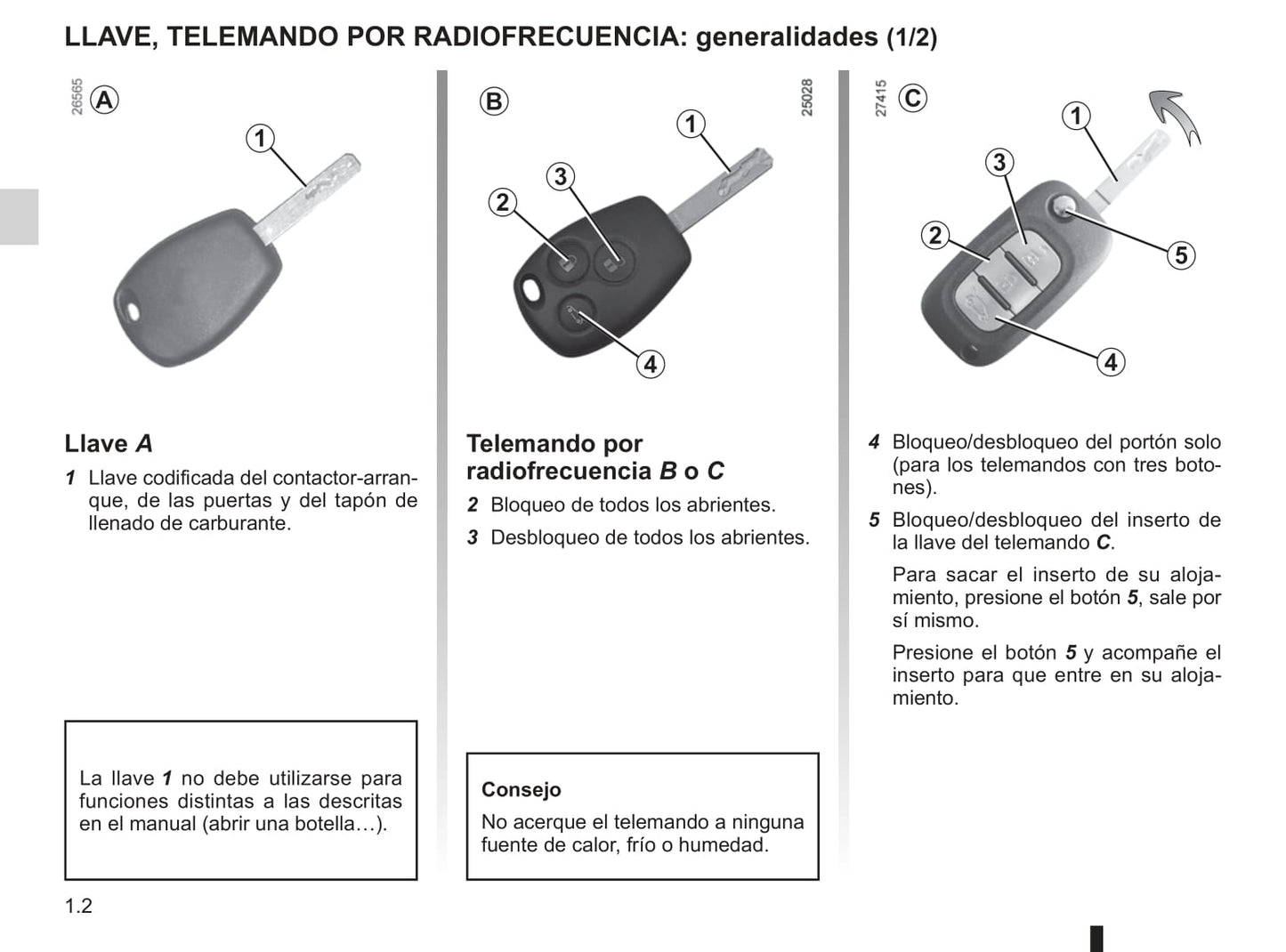 2012-2013 Renault Clio Bedienungsanleitung | Spanisch