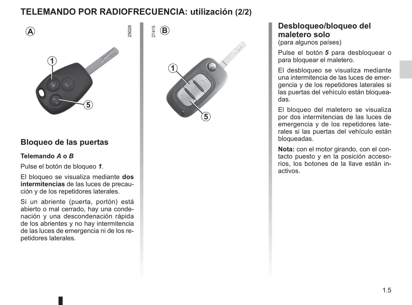 2012-2013 Renault Clio Bedienungsanleitung | Spanisch