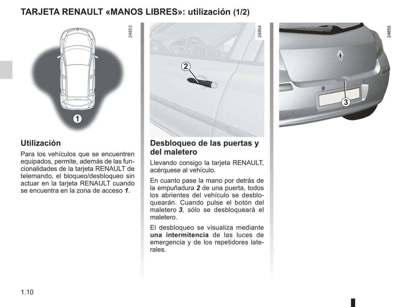 2012-2013 Renault Clio Bedienungsanleitung | Spanisch