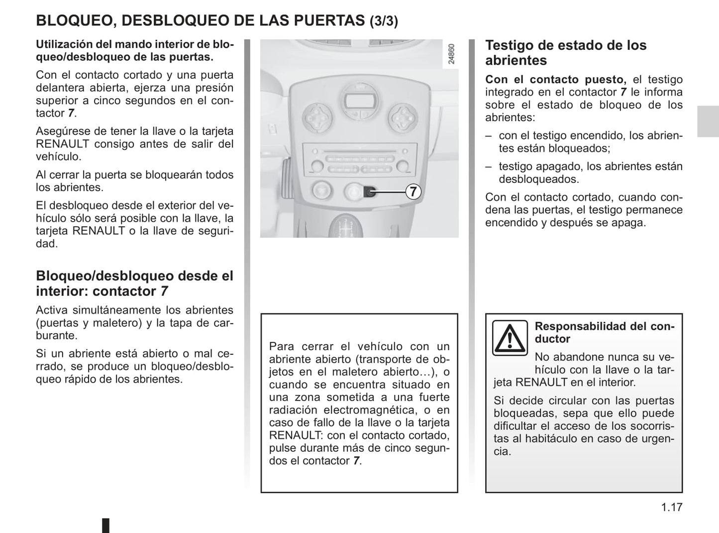 2012-2013 Renault Clio Bedienungsanleitung | Spanisch