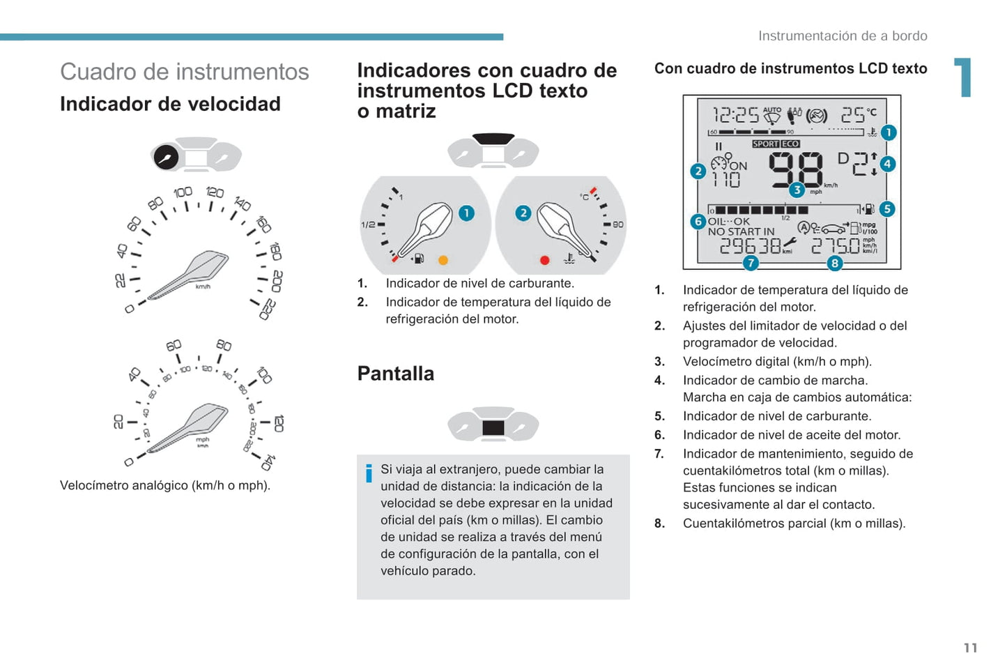 2018-2019 Peugeot Rifter/Partner Owner's Manual | Spanish