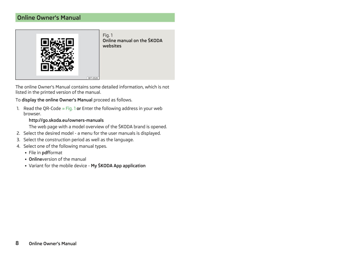 2016-2017 Skoda Octavia Owner's Manual | English