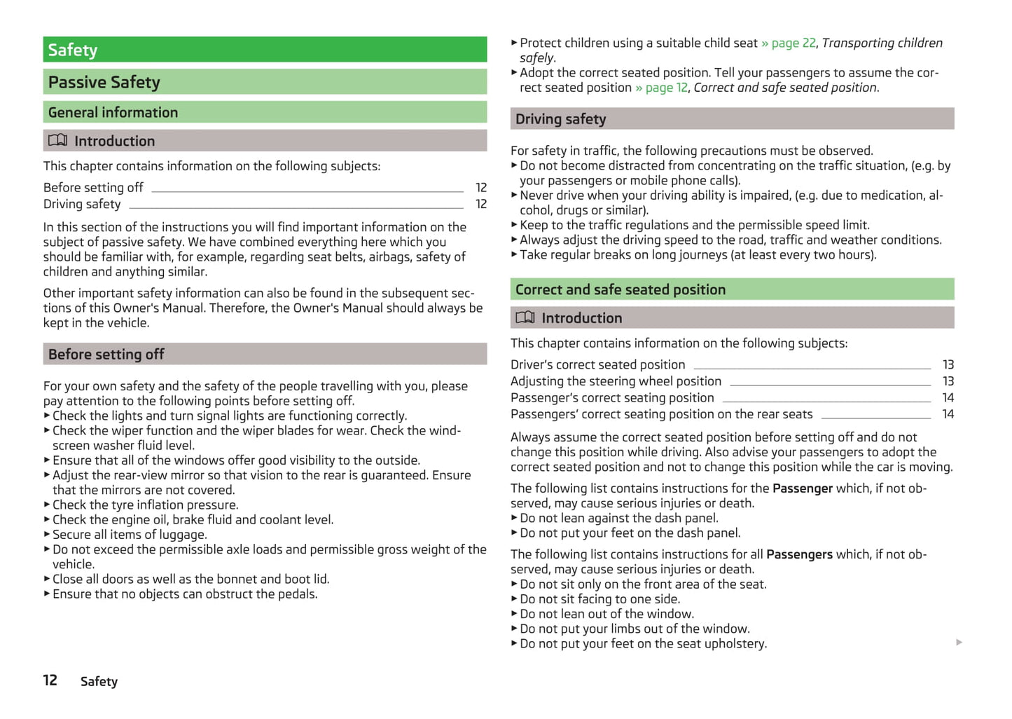 2016-2017 Skoda Octavia Owner's Manual | English