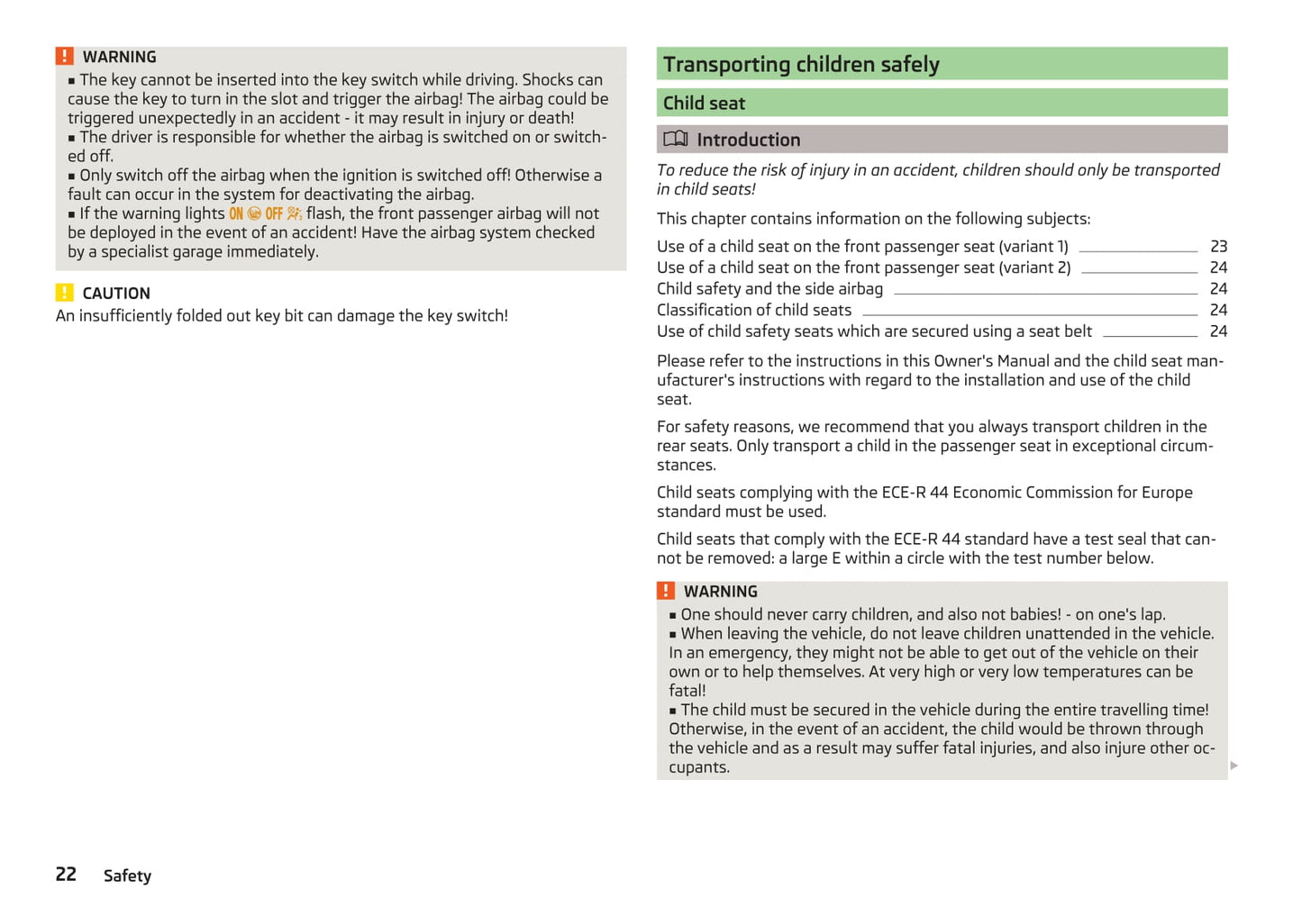2016-2017 Skoda Octavia Owner's Manual | English