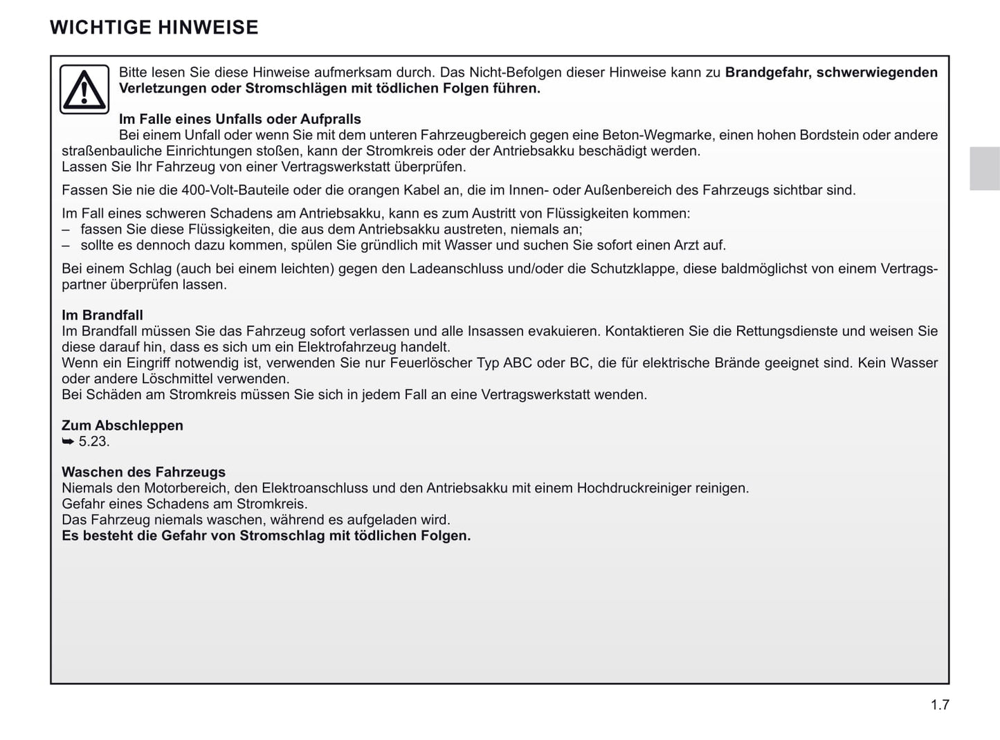 2019-2020 Renault Zoe Owner's Manual | German