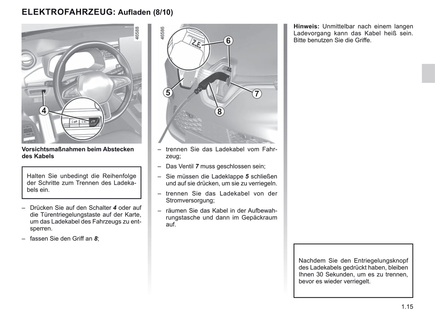 2019-2020 Renault Zoe Owner's Manual | German