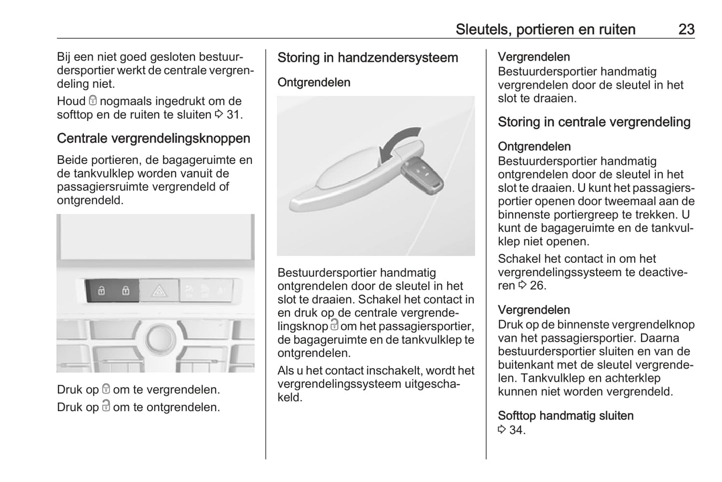 2018-2019 Opel Cascada Bedienungsanleitung | Niederländisch