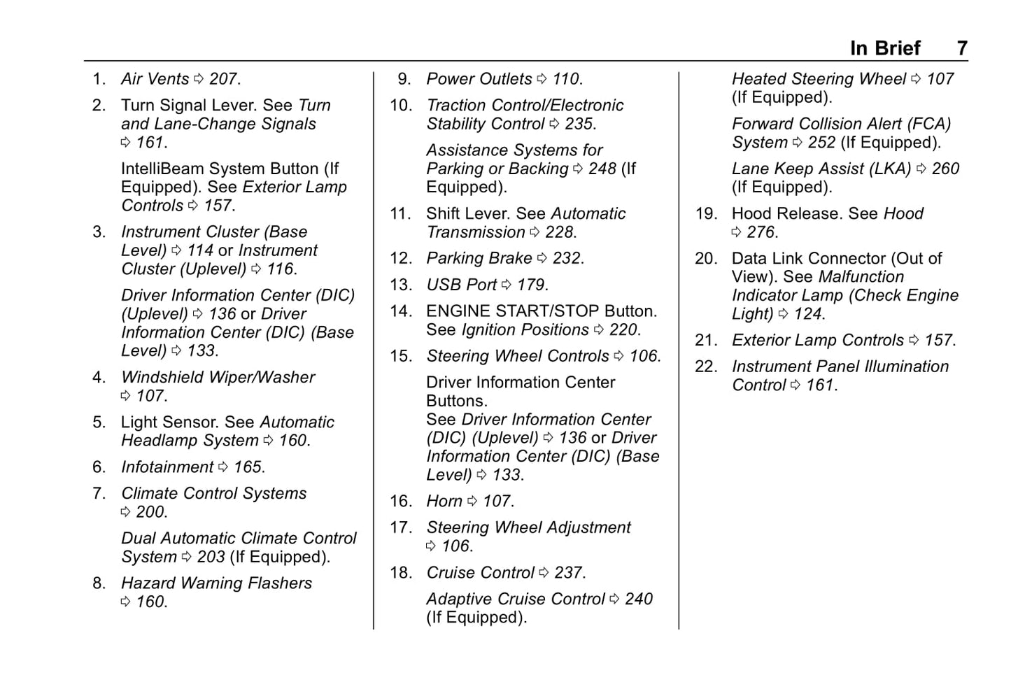 2018 Chevrolet Malibu/Malibu Hybrid Owner's Manual | English