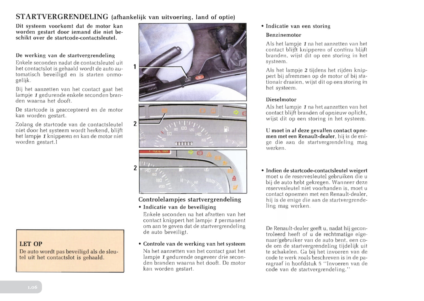 1996-1997 Renault Laguna Bedienungsanleitung | Niederländisch
