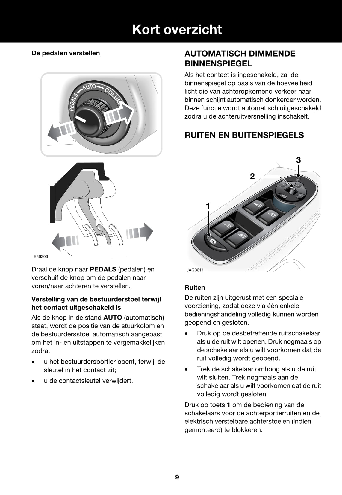 2007-2008 Jaguar XJ Owner's Manual | Dutch