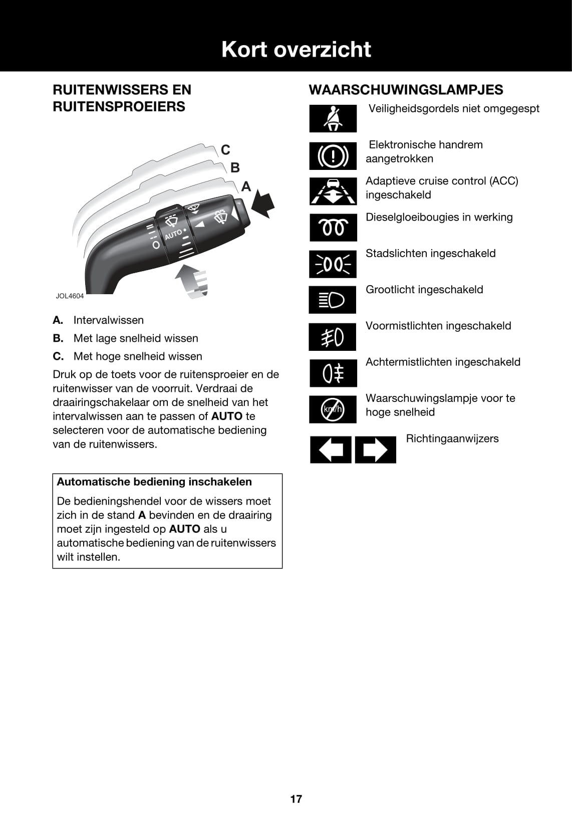 2007-2008 Jaguar XJ Owner's Manual | Dutch
