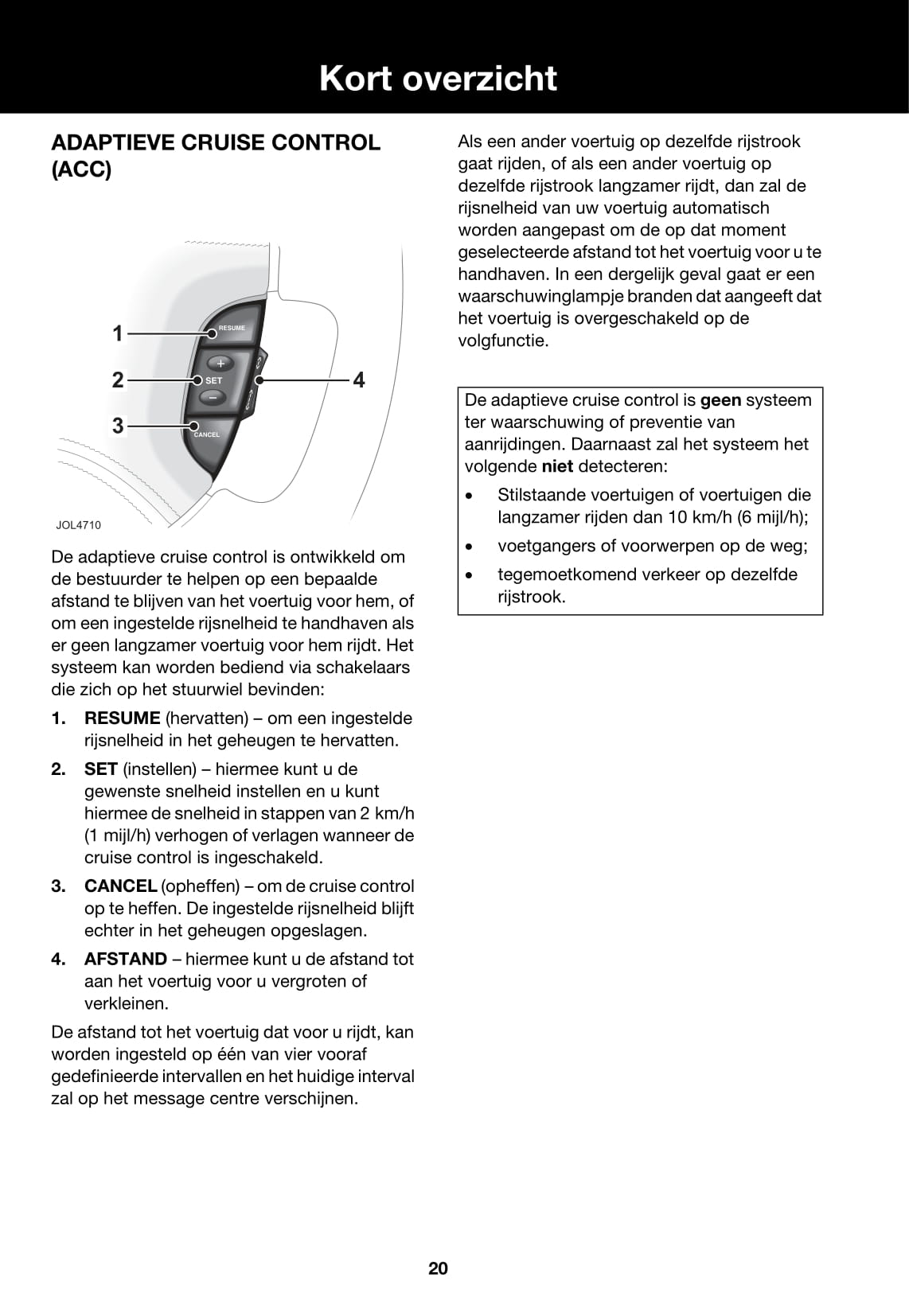2007-2008 Jaguar XJ Owner's Manual | Dutch