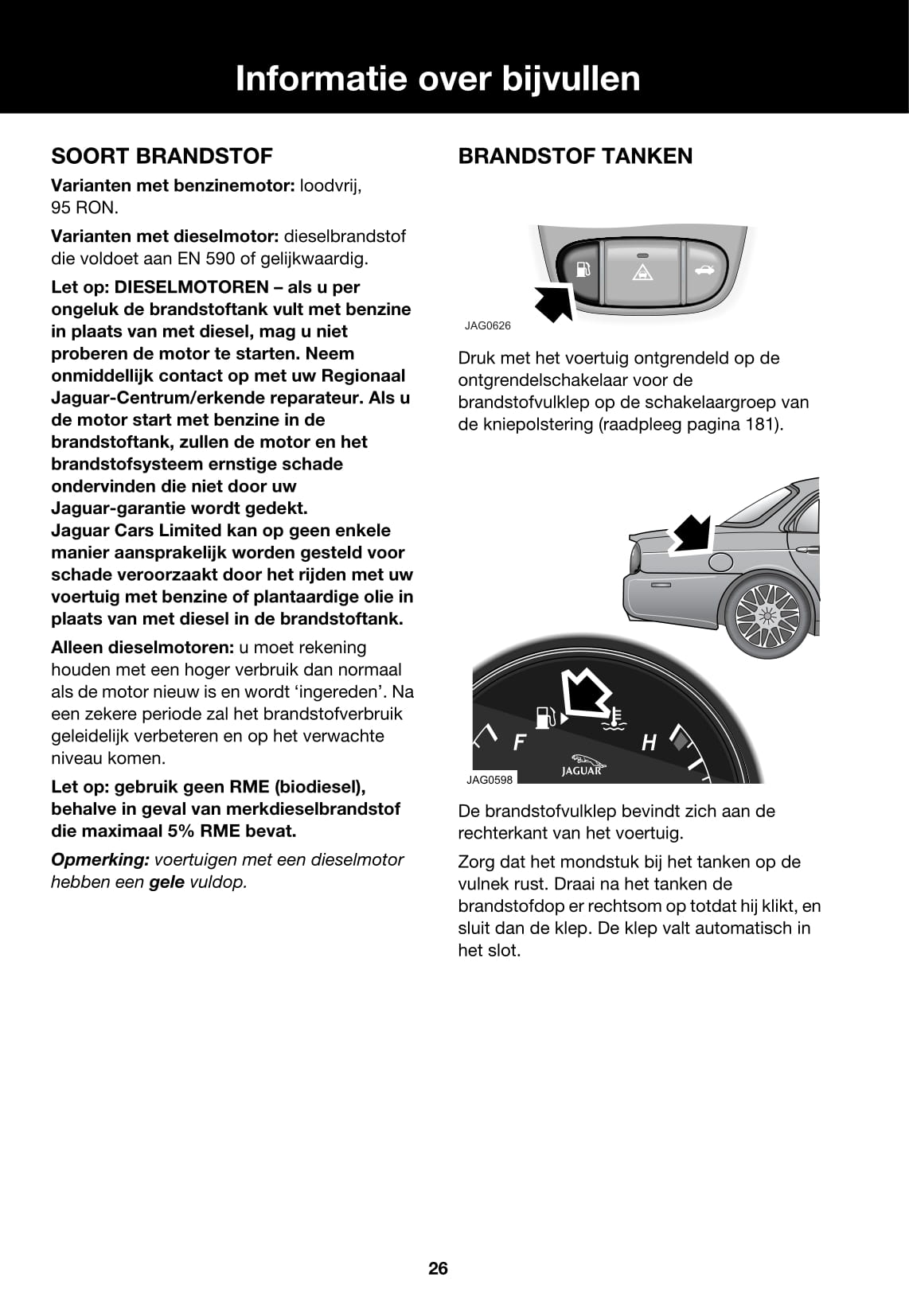 2007-2008 Jaguar XJ Owner's Manual | Dutch
