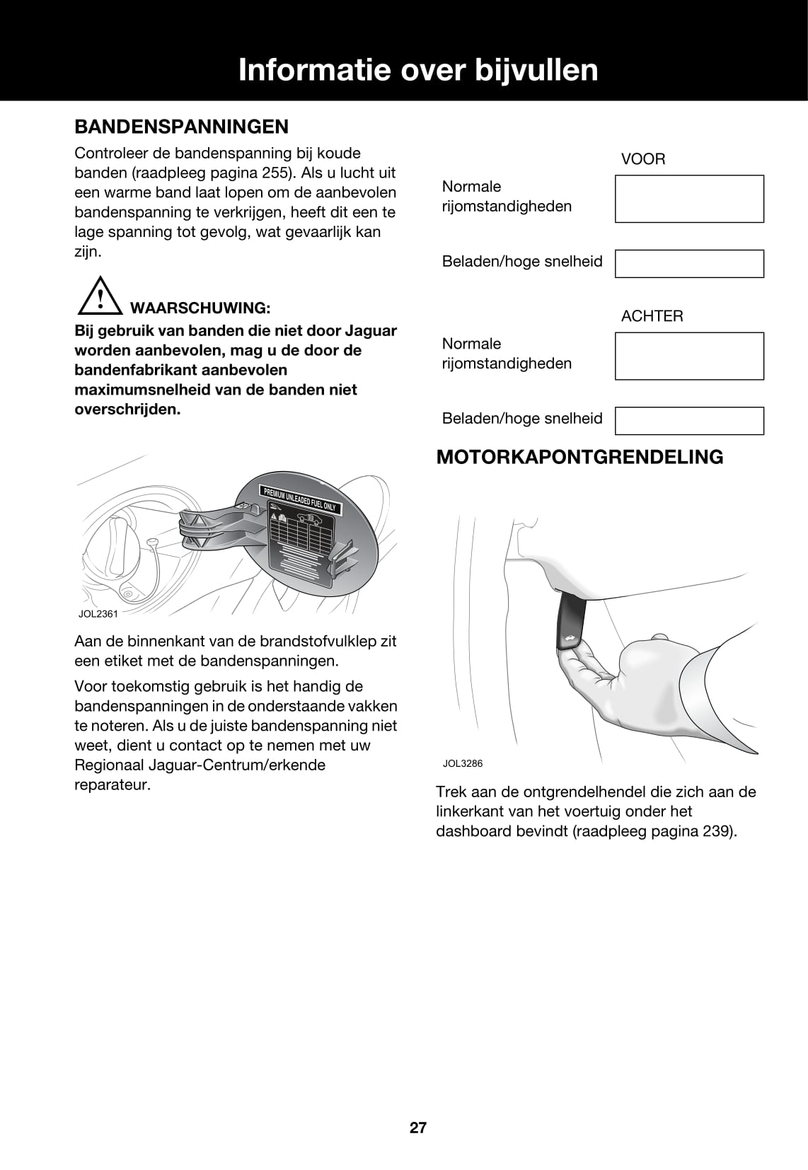 2007-2008 Jaguar XJ Owner's Manual | Dutch