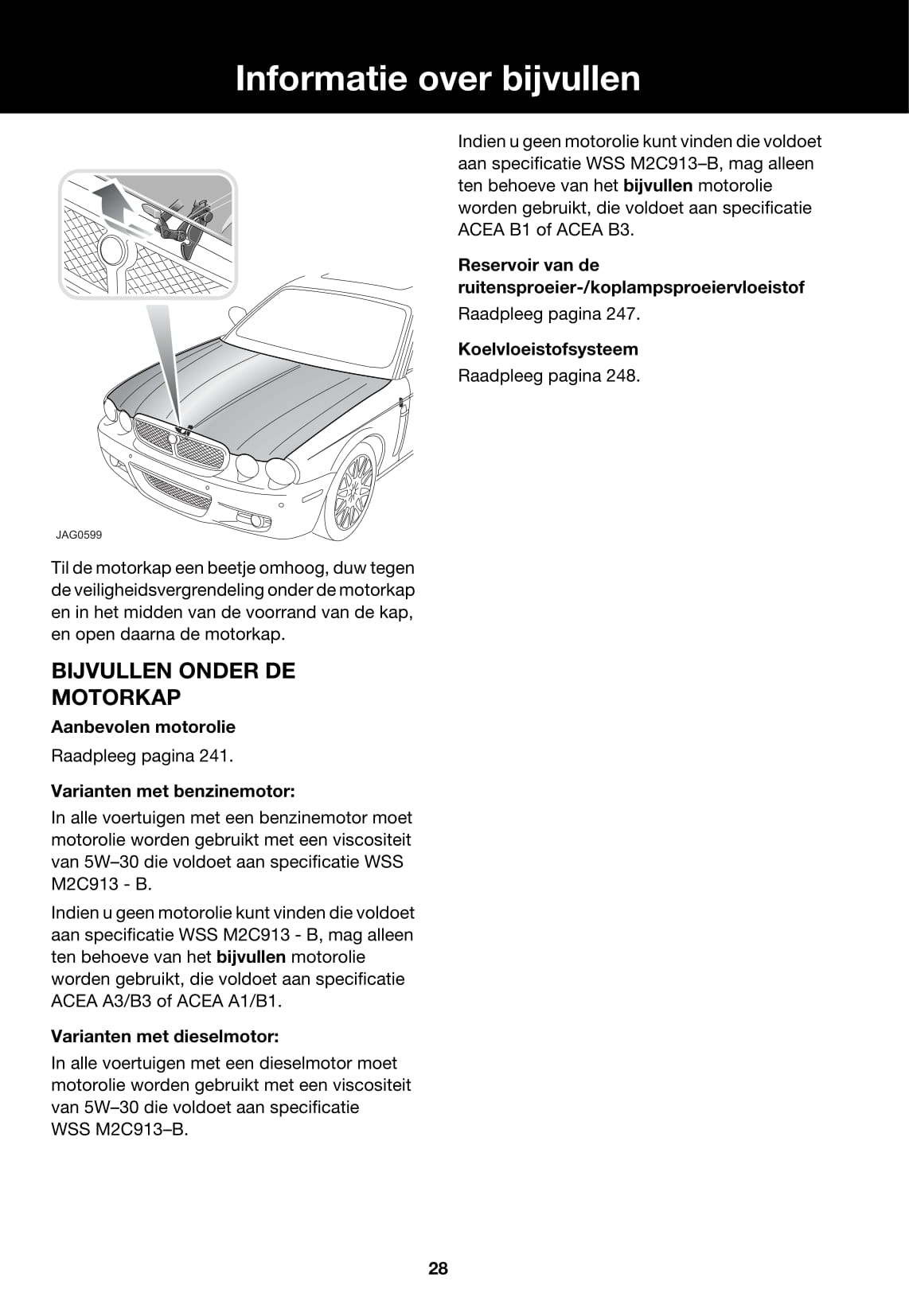 2007-2008 Jaguar XJ Owner's Manual | Dutch
