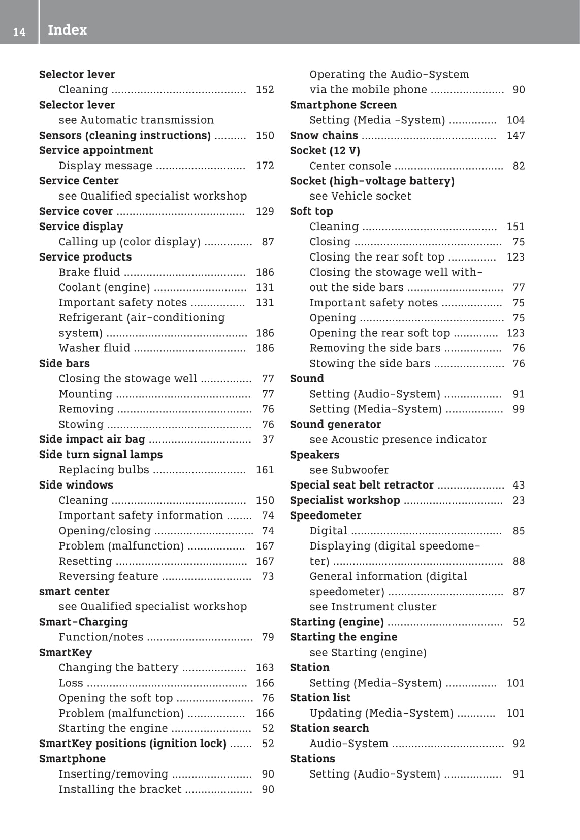 2016-2020 Smart Fortwo Owner's Manual | English