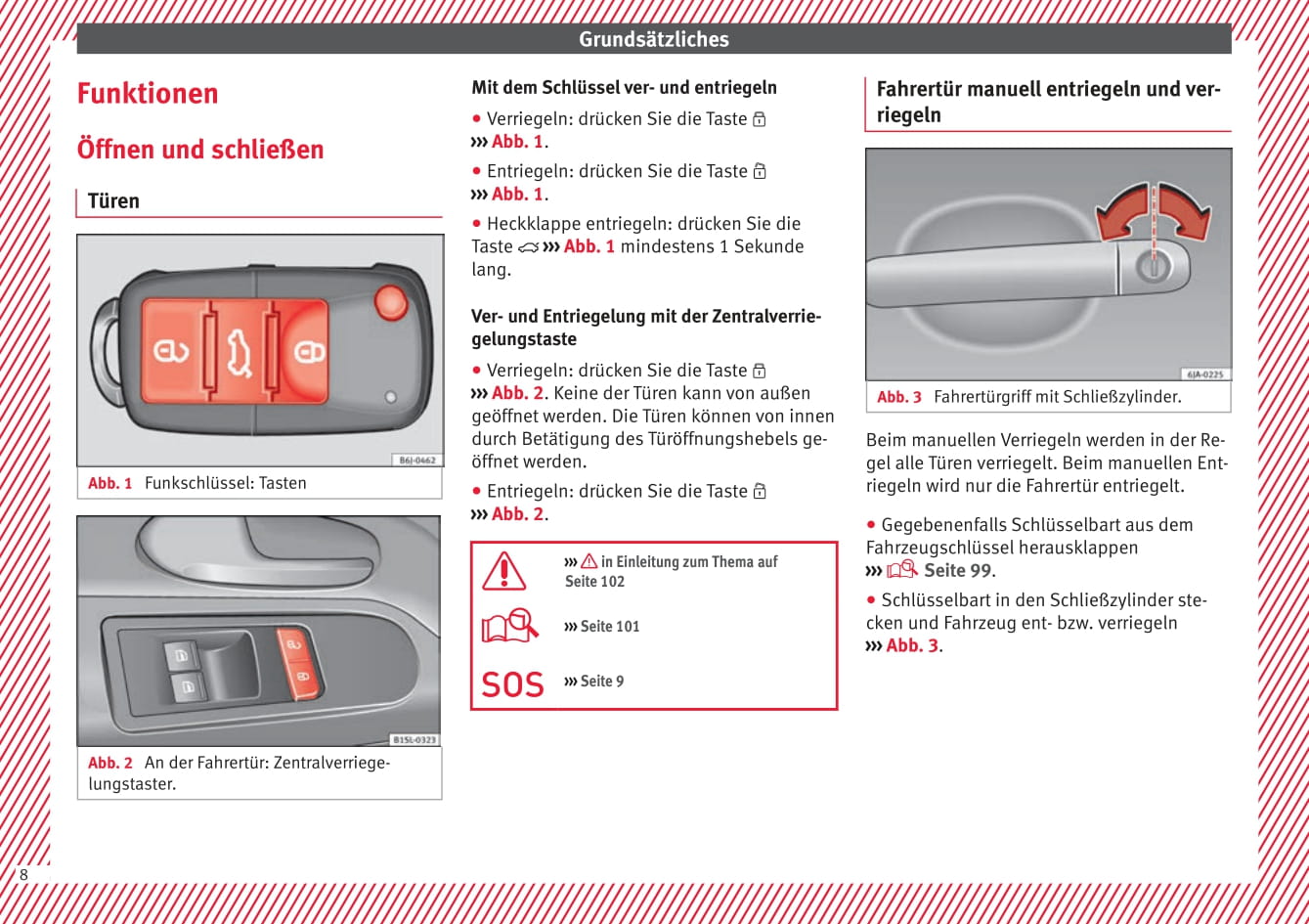 2012-2019 Seat Mii Bedienungsanleitung | Deutsch