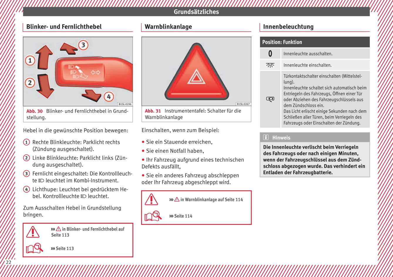2012-2019 Seat Mii Bedienungsanleitung | Deutsch