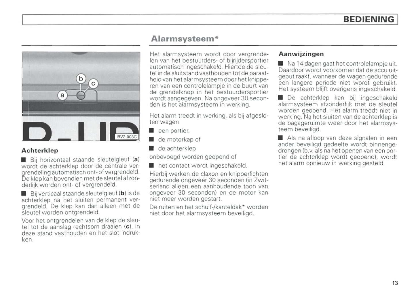 1996-1999 Volkswagen Polo Classic Bedienungsanleitung | Niederländisch